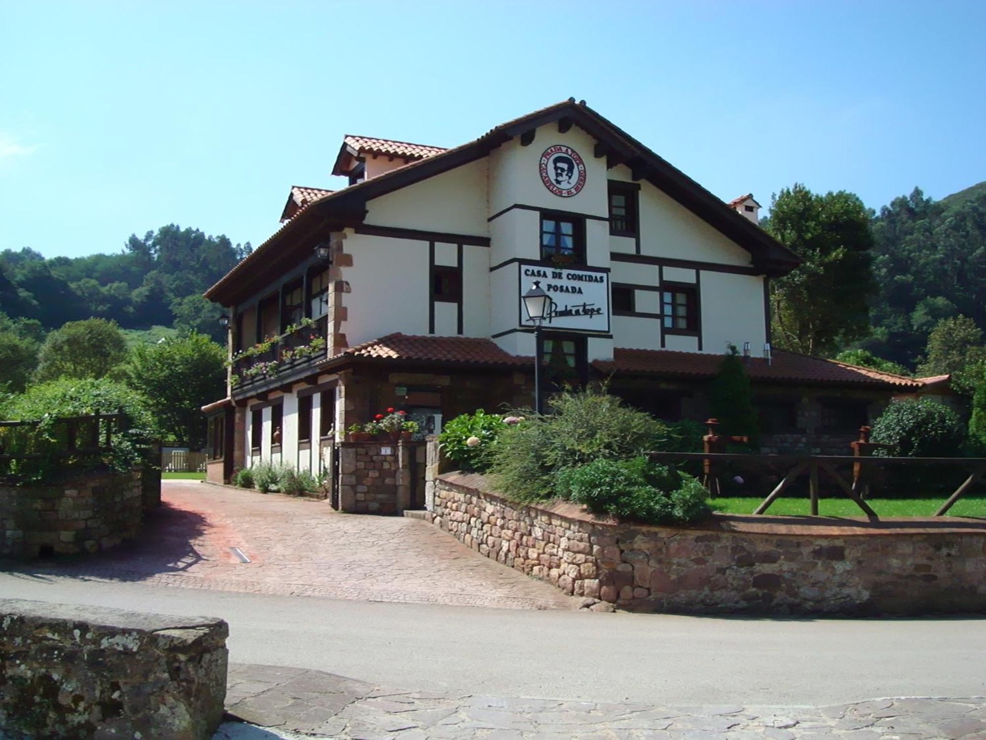 Posada Restaurante Prada A Tope Treceño Exterior foto